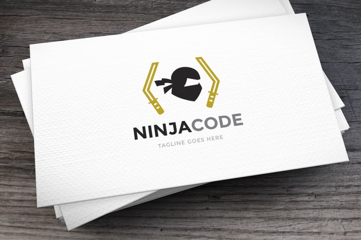 Ninja Code Logo Template