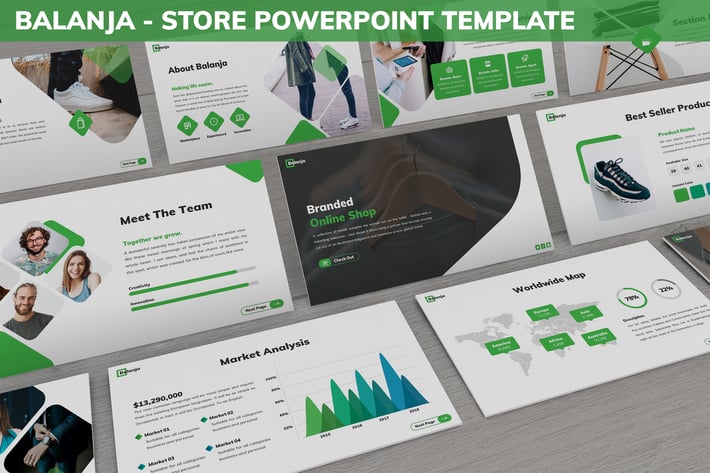 Balanja - Store Powerpoint Template