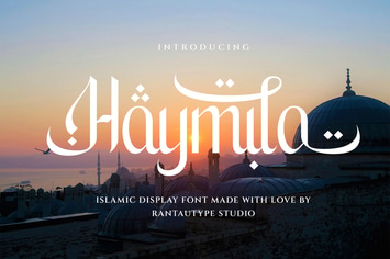 Haymila Islamic Display Font