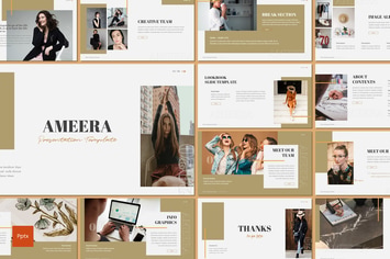 Ameera - Lookbook Powerpoint Template