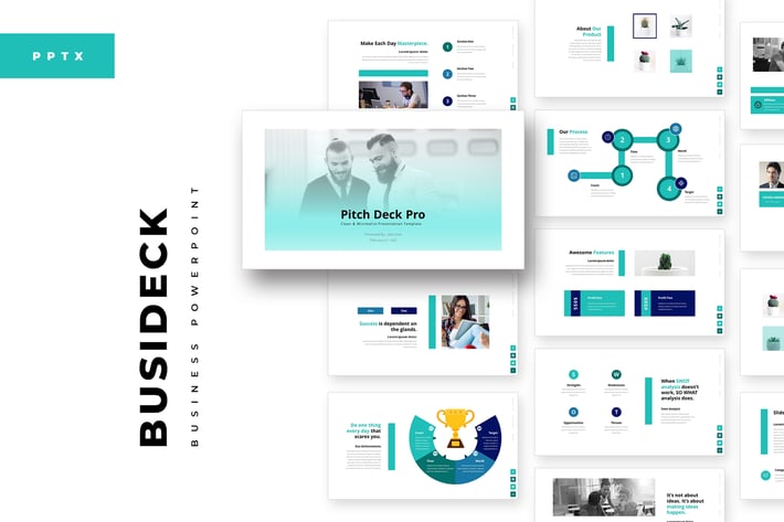 BusiDeck PowerPoint Template