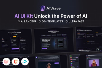 Aiwave – Laravel 11 - AI SaaS Website + Dashboard 