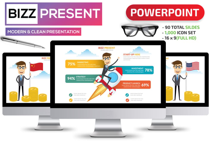 Bizz & Startup Powerpoint Template