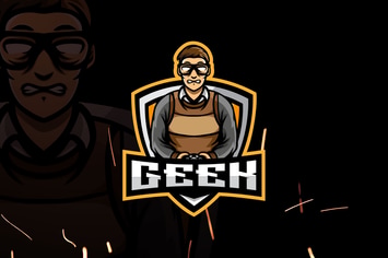 Geeks Man Esports - Mascot & Esport Logo
