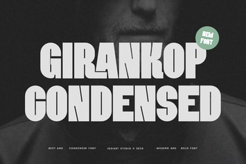 Girankop Condensed - Modern Sans Font