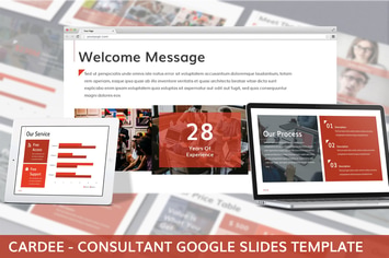 Cardee - Consultant Google Slides Template