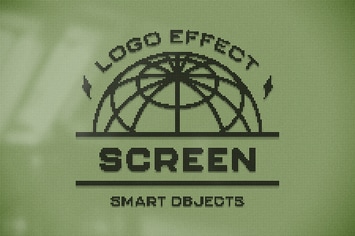 LCD Screen Text & Logo Effect