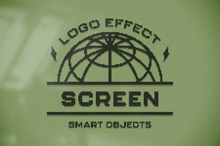LCD Screen Text & Logo Effect