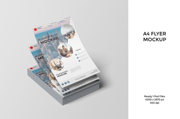 A4 Flyer/ Poster Mockup V.3