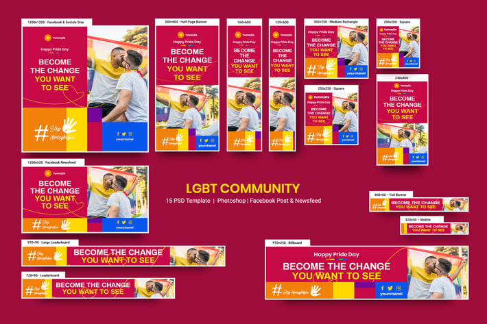 LGBT Community Banners Ad