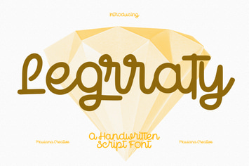 Legrraty Retro Script Font