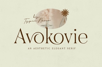 Avokovie - Beauty Aesthetic Elegant Serif