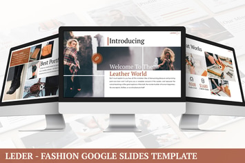 Leder - Fashion Google Slides Template