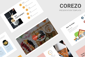 Corezo - Homemade Food Services Keynote