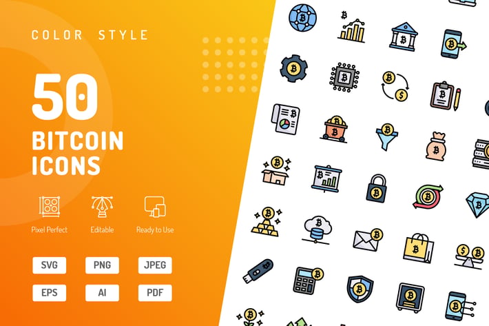 Bitcoin Color Icons