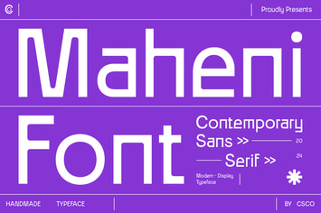 Maheni – Contemporary Sans