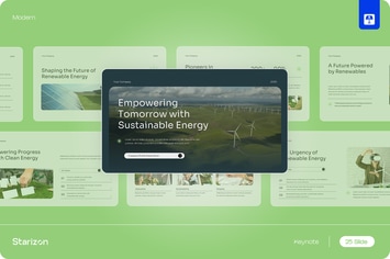 Green Modern Company Profile Keynote • 002