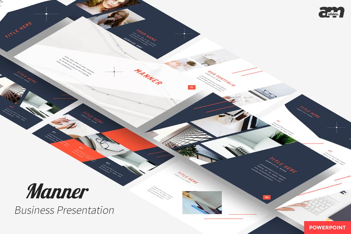 Manner - Minimal Powerpoint Template