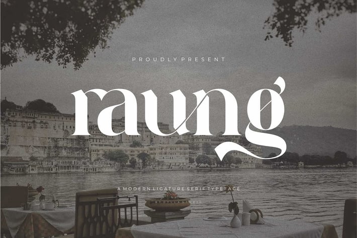 Raung Modern Serif Typeface