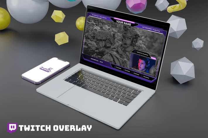 Starfall - Twitch Overlay Template