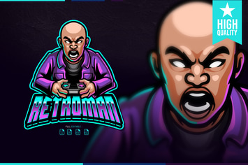 Retroman Esport Logo