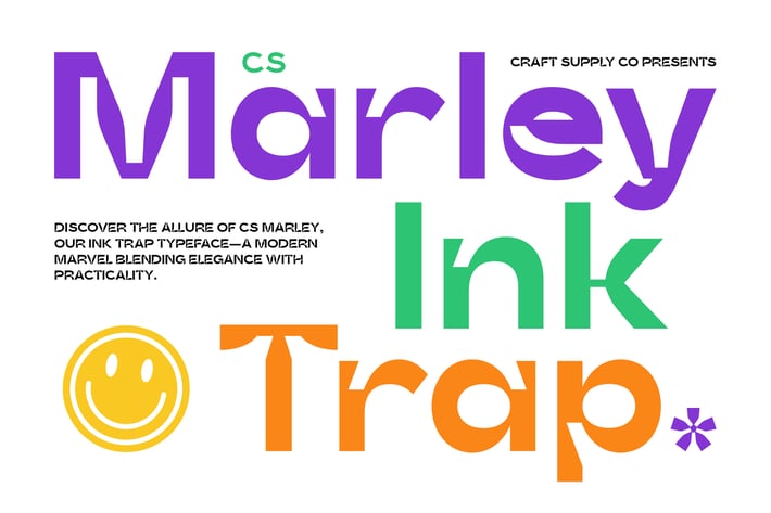 CS Marley – Inktrap Font