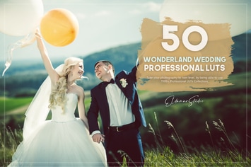 50 Wonderland Wedding LUTs Pack
