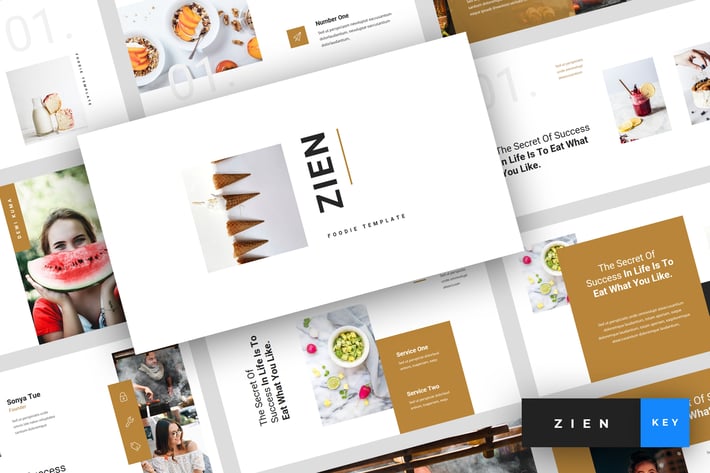 Zien - Food Keynote Template