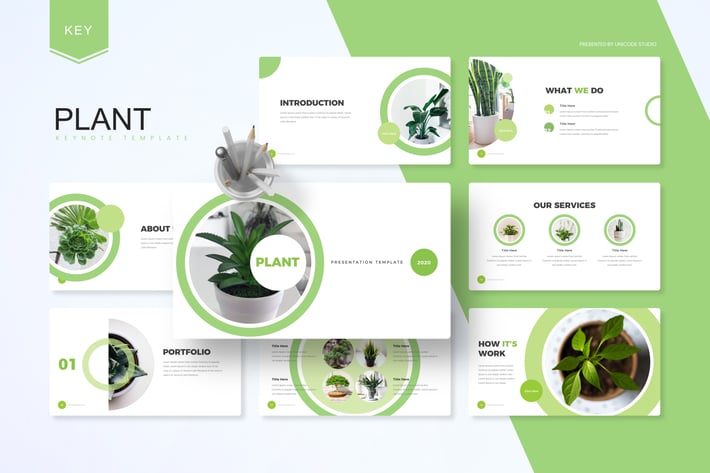 Plant -  Business Keynote Template 