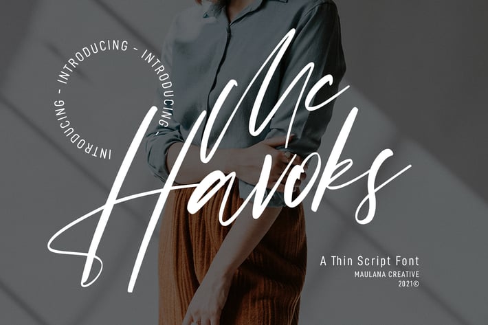 Mc Havoks Super Casual Signature Font