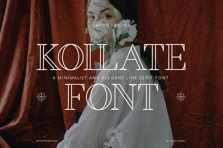 Kollate - Line Display Serif 