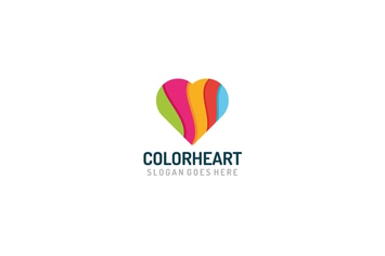 Colorful Heart Logo