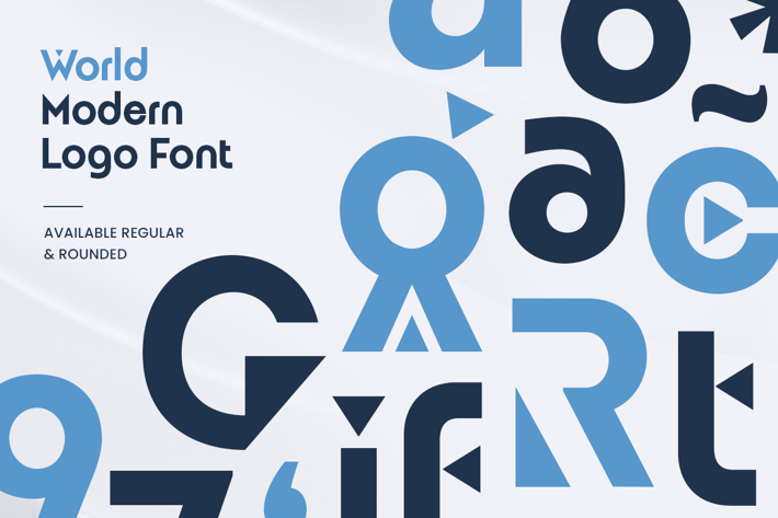 World - Modern Logo Font