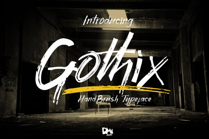 Gothix - Hand Brush Typeface