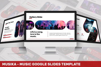Musika - Music Google Slides Template