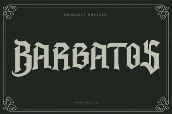 Barbatos Modern Blackletter Font