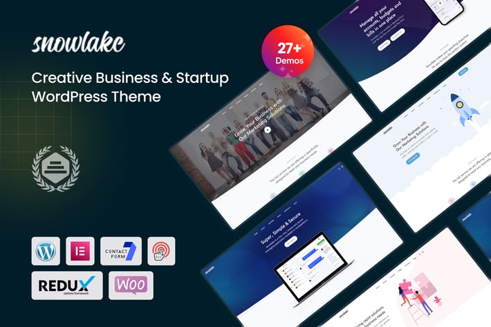 Snowlake - Creative Business & Startup WordPress