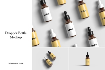 Dropper Bottle Mockup
