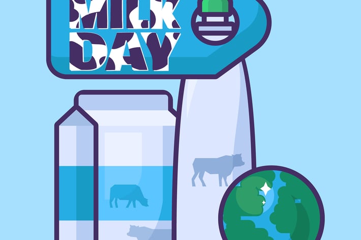 World Milk Day Illustration