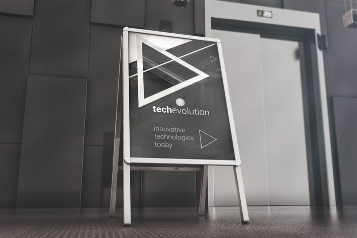 Office Hall Advertising Mockup