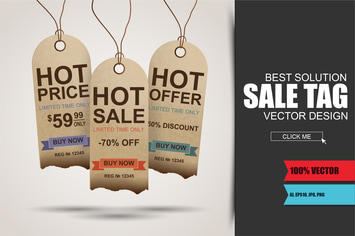 Сardboard Hot Sale Tag