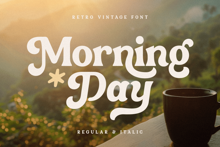 Morning Day - Retro Vintage Font