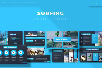 Surfing - Powerpoint Template