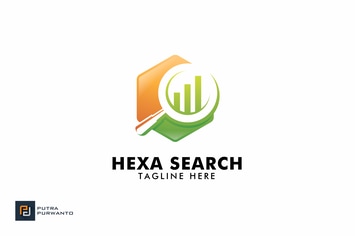 Hexa Search - Logo Template