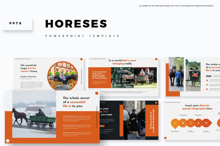 Horeses - Powerpoint Template