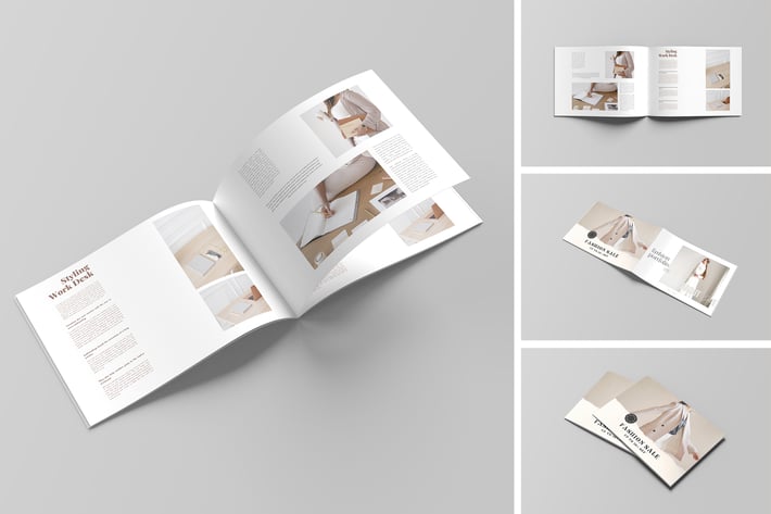 A4 Landscape Brochure - mockup