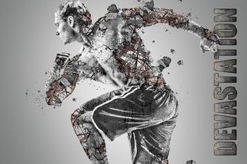 Devastation Photoshop Action