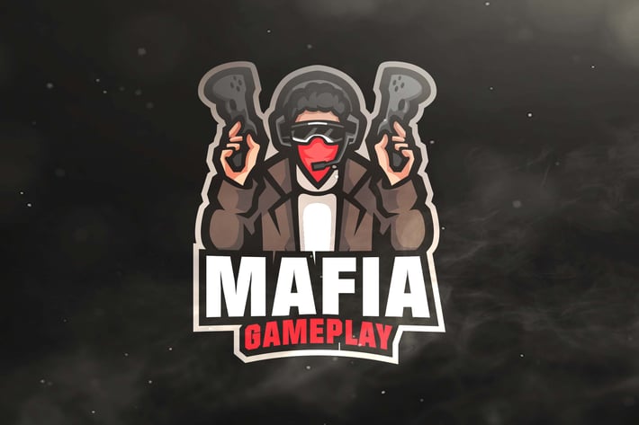 Mafia Gameplay Sport and Esports Logo