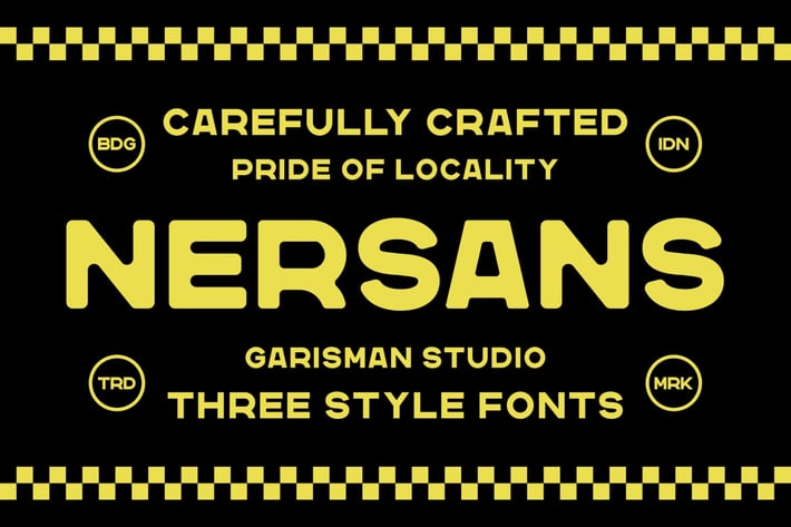 Nersans - Vintage Font
