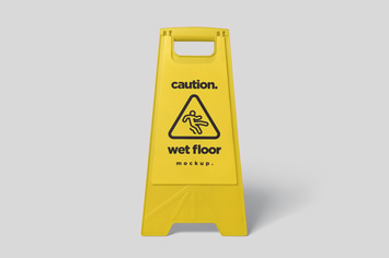 Caution Board Mockups